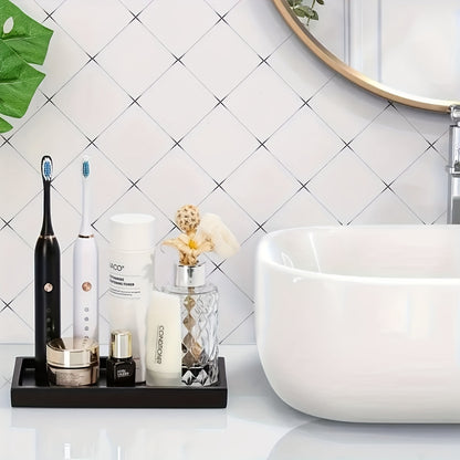 Elegant Silicone Vanity Tray - Perfect for Bathroom Countertop Organization, Jewelry & Decor Storage