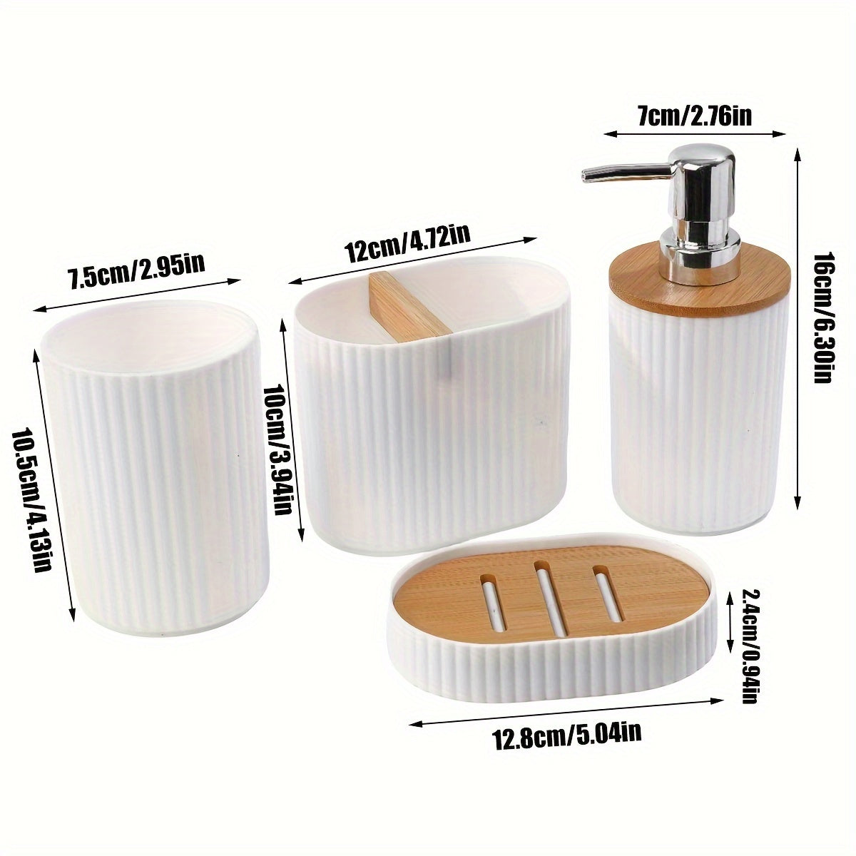 Bathroom Accessory Set Discount 64% OFF Voyager in Trends™ 🇺🇸