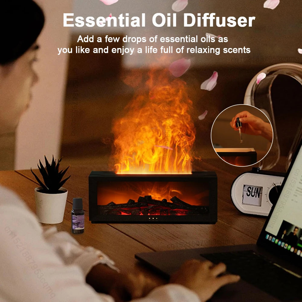 🌿Essential Oil Diffuser with Flame Simulation Effect -35% TODAY ONLY