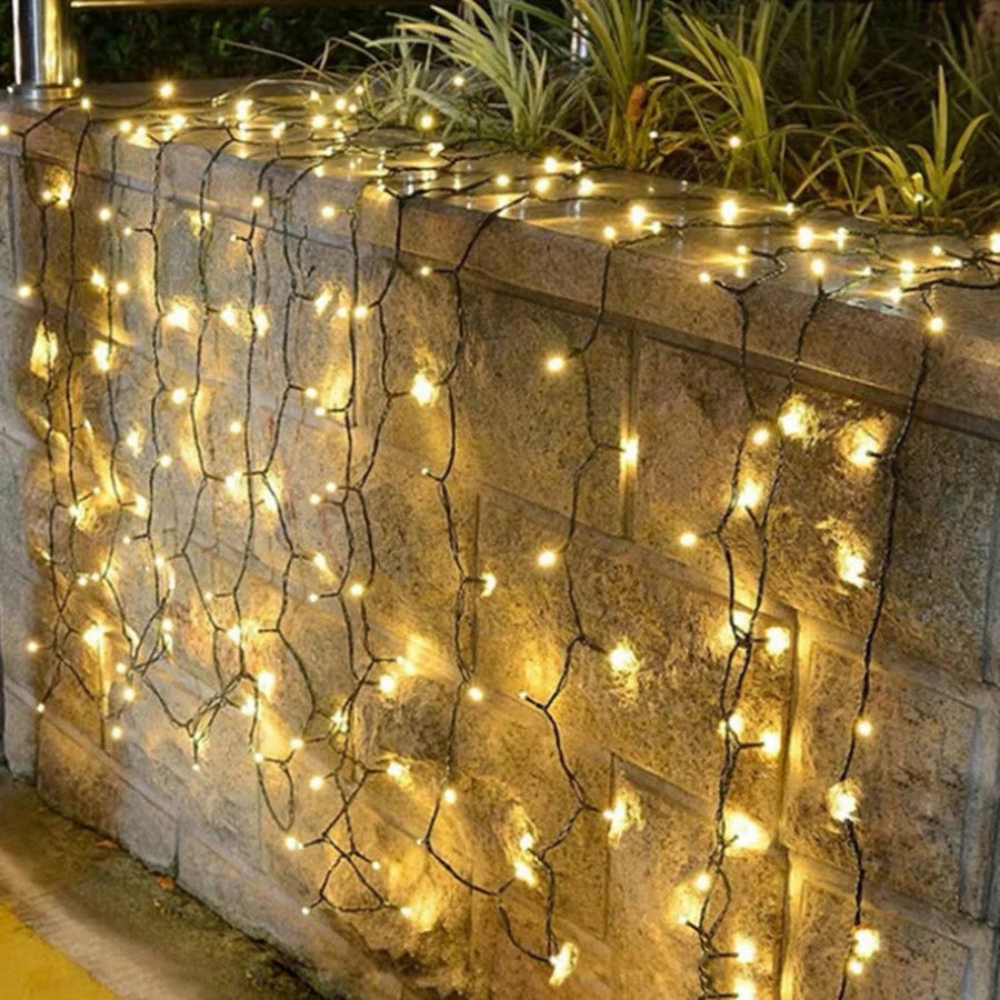 20/30/50M Led Christmas Lights Outdoor Fairy String Lights 8 Modes Holiday Twinkle Garland Light for Garden Party Bedroom Decor