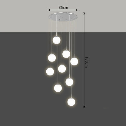 Nordic home decor dining room Pendant lamp lights indoor lighting stair lamp hanging light chandelier lamps for living room