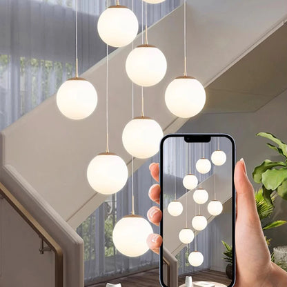 Nordic home decor dining room Pendant lamp lights indoor lighting stair lamp hanging light chandelier lamps for living room