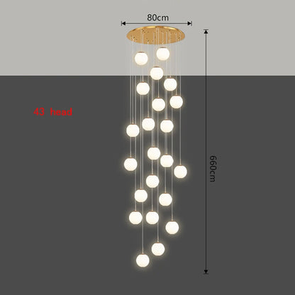 Nordic home decor dining room Pendant lamp lights indoor lighting stair lamp hanging light chandelier lamps for living room