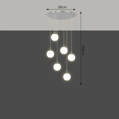 Nordic home decor dining room Pendant lamp lights indoor lighting stair lamp hanging light chandelier lamps for living room