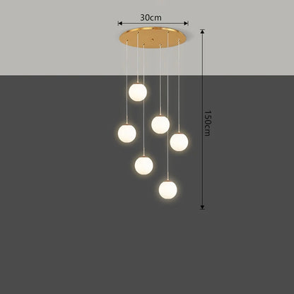 Nordic home decor dining room Pendant lamp lights indoor lighting stair lamp hanging light chandelier lamps for living room