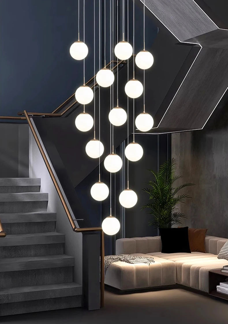 Nordic home decor dining room Pendant lamp lights indoor lighting stair lamp hanging light chandelier lamps for living room