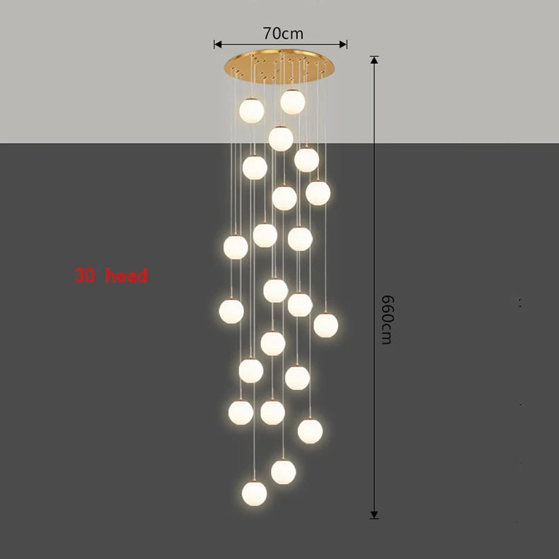 Nordic home decor dining room Pendant lamp lights indoor lighting stair lamp hanging light chandelier lamps for living room