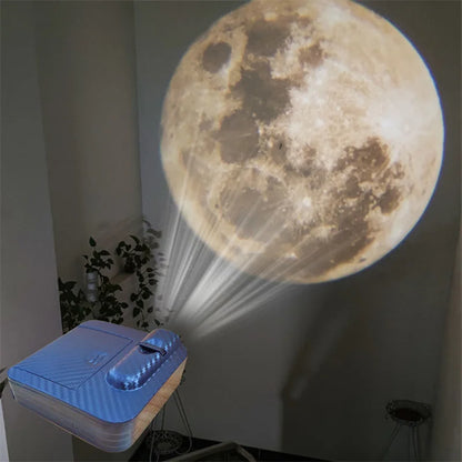 Nigtht Light Projector Cute Bedroom Decor Atmosphere Lamp Backround Wall Decoration Moon Earth Projection Photography Lamps