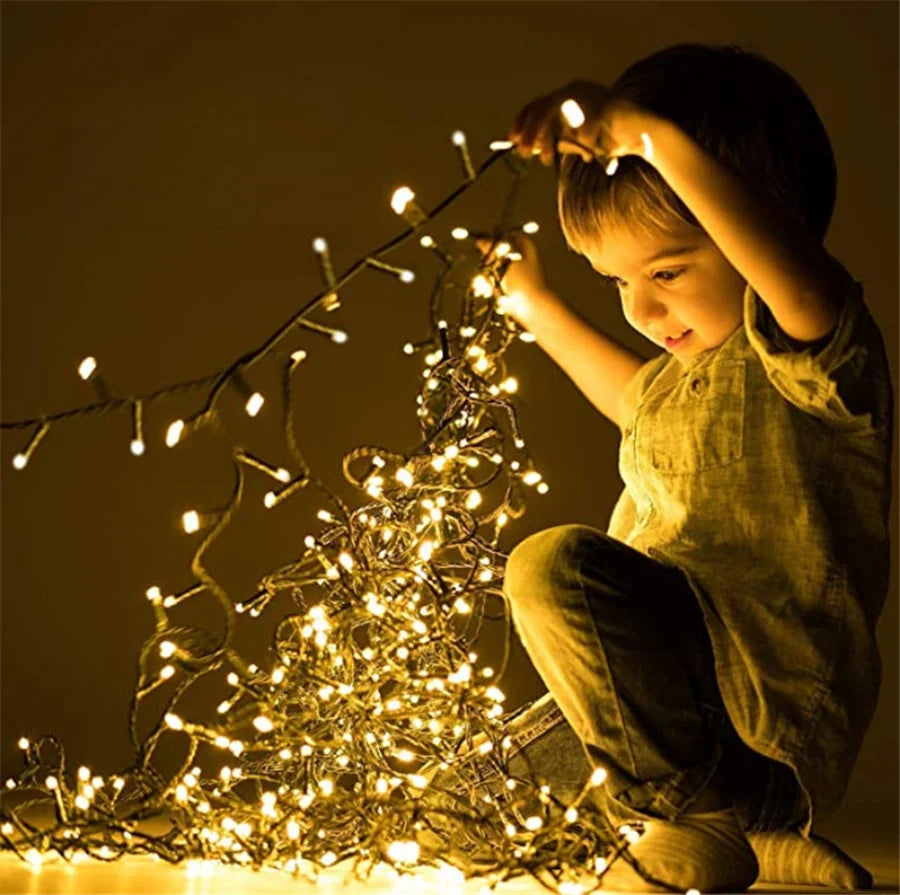 20/30/50M Led Christmas Lights Outdoor Fairy String Lights 8 Modes Holiday Twinkle Garland Light for Garden Party Bedroom Decor