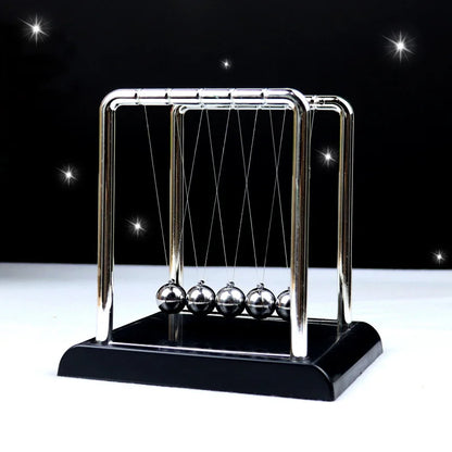 Small-Size Metal Newton Pendulum Newton Cradle Balance Steel Balls Pendulum Ball Decor Home decoration Physics Science Pendulum