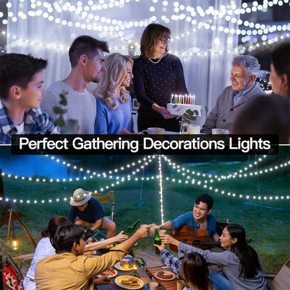 1PCS 500/1000LED Fairy String Lights Christmas Garland Outdoor Decor Lights Waterproof With Remote For Tree Street Wedding Party