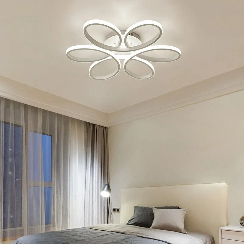 Modern LED Ceiling Lights Living room Bedroom 78W 72W 90W 120W Aluminum Boby Hanging Lamp LED Ceiling Mounted Home Decor Lights