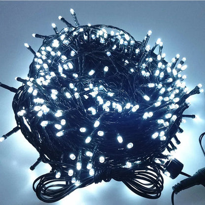 20/30/50M Led Christmas Lights Outdoor Fairy String Lights 8 Modes Holiday Twinkle Garland Light for Garden Party Bedroom Decor